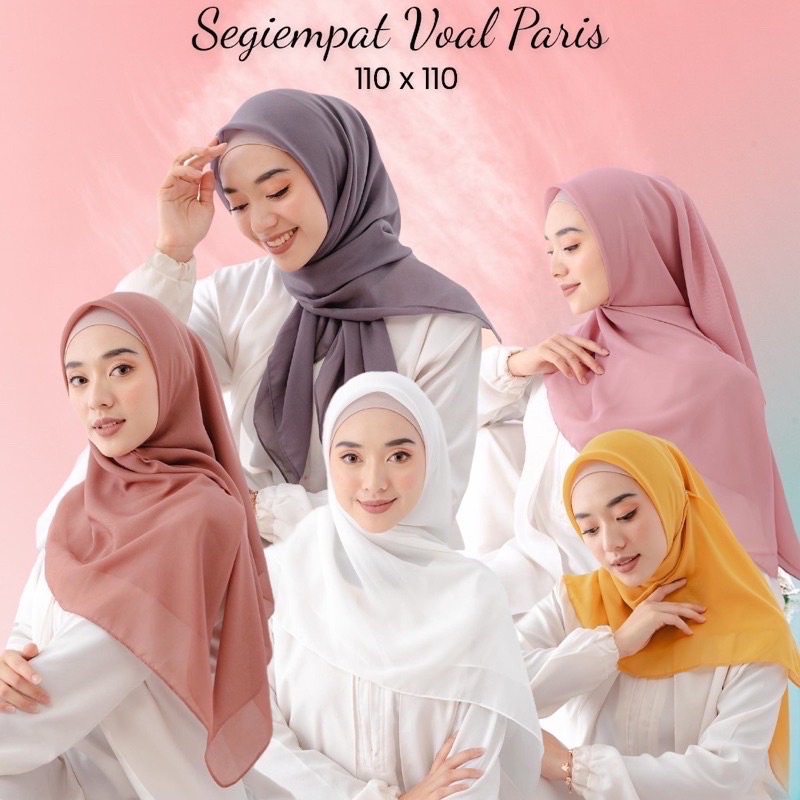 HIJAB PARIS PREMIUM VOAL / PARIS PREMIUM / HIJAB PARIS PREMIUM / SEGIEMPAT PARIS PREMIUM POLOS / HIJ