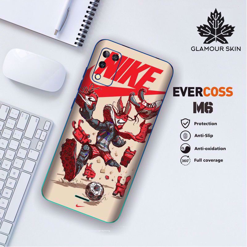 *(Dapat2PCS)* EVERCOSS M6 Garskin Case/Stiker Protector Motif NIKE