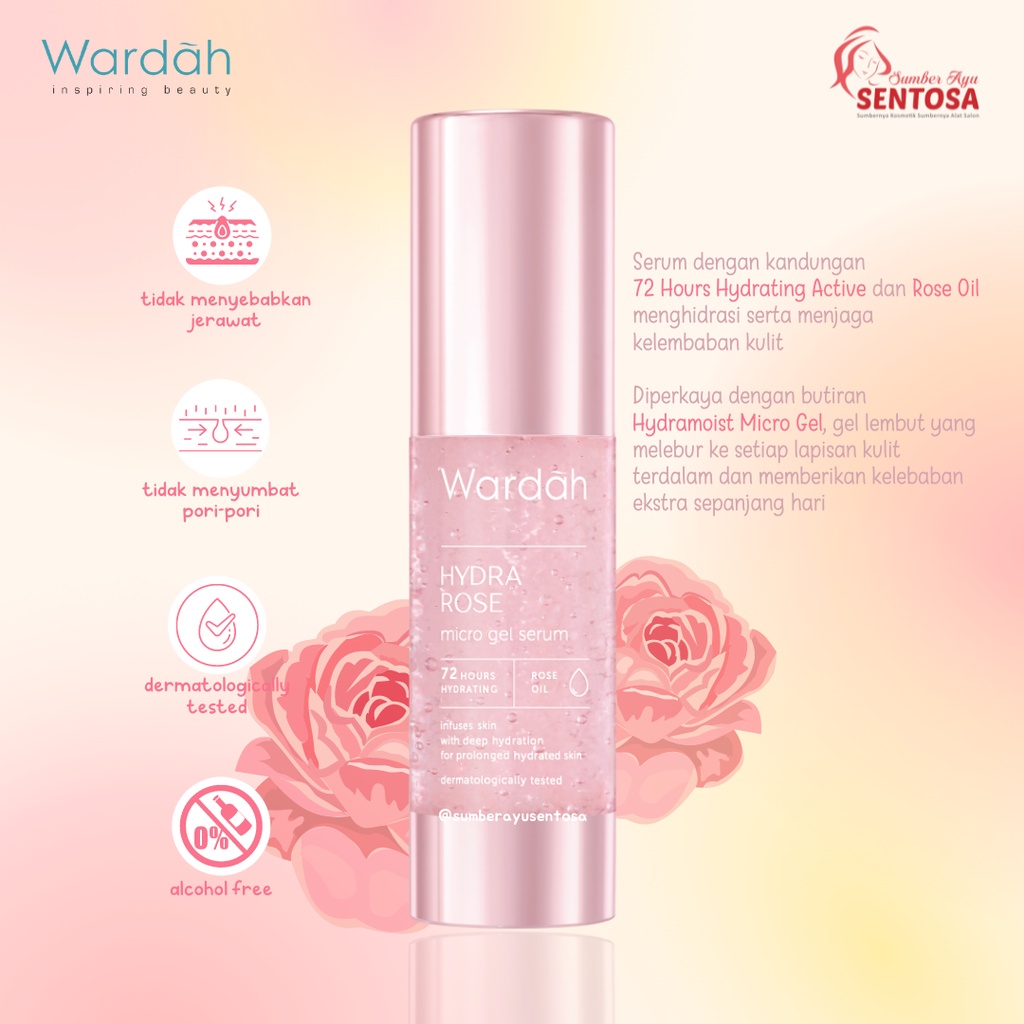 WARDAH HYDRA ROSE MICRO GEL SERUM 30ML