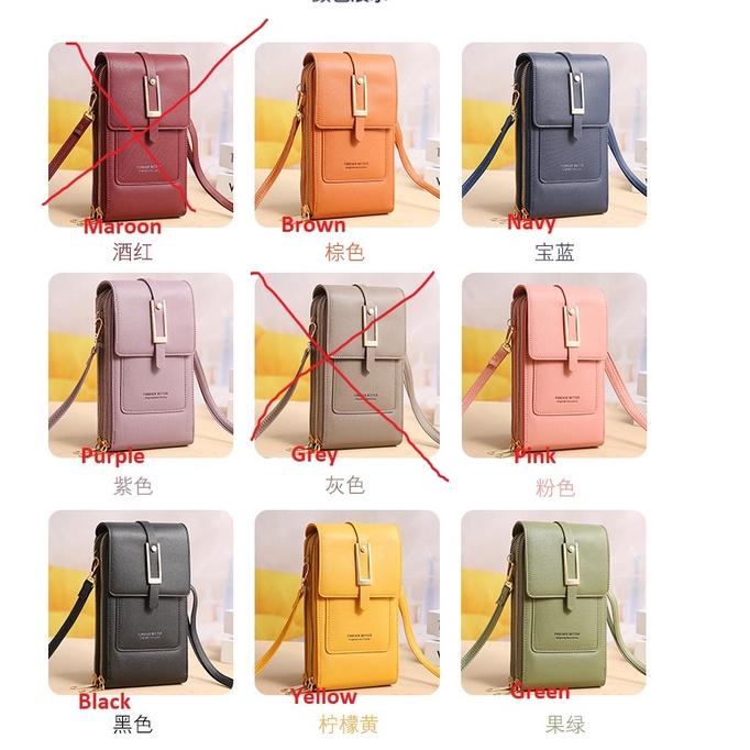 Big Sale PLH8W Tas Selempang Wanita / Pouch dan Dompet HP ORIGINAL FOREVER BETTER - 410 100 Best Pro