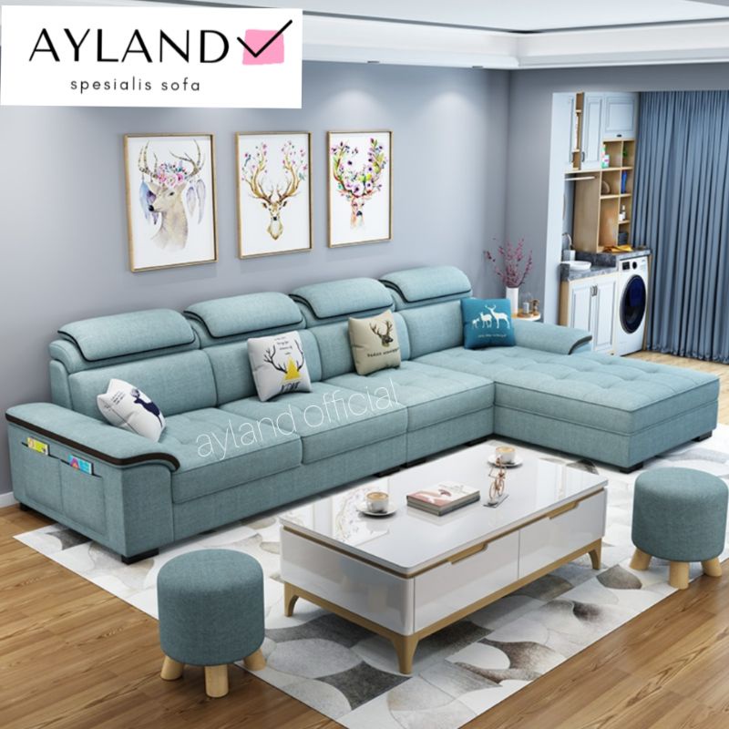 Sofa Leter L Ruang Tamu Ruang Keluarga Terbaru