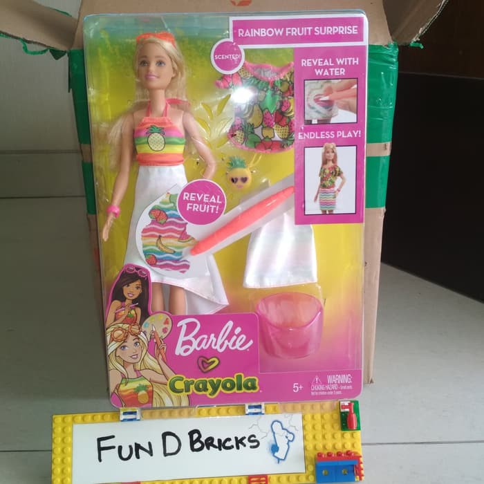 Barbie Crayola Rainbow Fruit Surprise