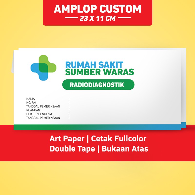 

Cetak Amplop Murah Ukuran DL (23 X11cm)