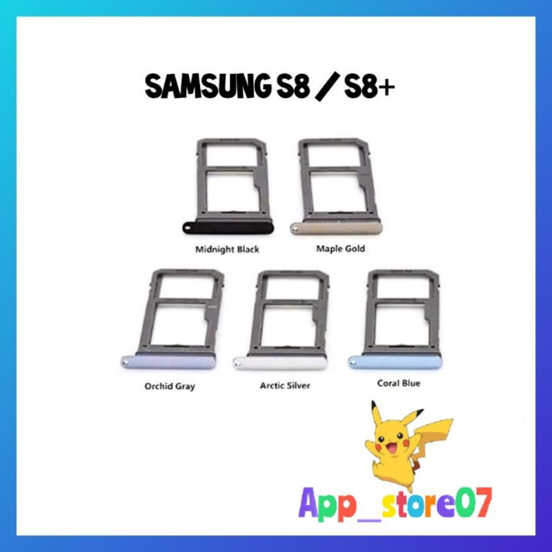 SIMTRAY SLOT SIMCARD TEMPAT KARTU SIM CARD SAMSUNG S8 / S8+ / S8 PLUS..