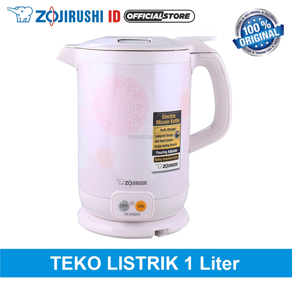 TEKO LISTRIK 1LT / ELC.KETTLE CK-EAQ10 PP ZOJIRUSHI