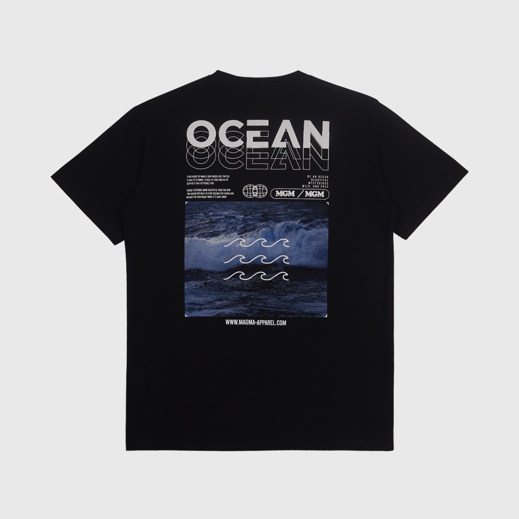 Magma Apparel - Sert 05 Black | Kaos Traveling Magma Apparel | Kaos Surfing