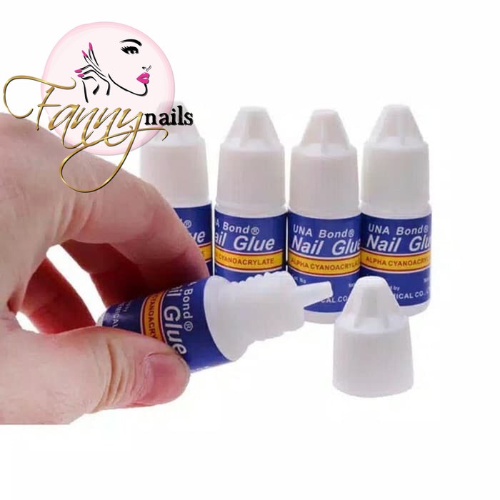 LEM BYB BLUE GLUE NAIL ART ACC LEM KUKU PALSU AKSESORIS KUKU adhesive glue lem aksesoris nailart