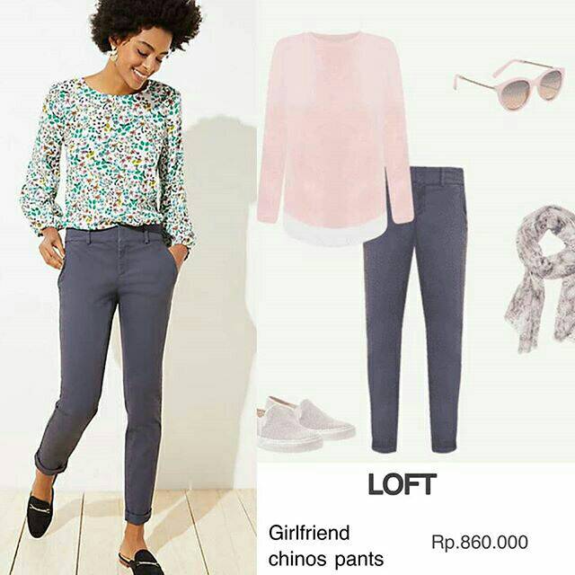 girlfriend chinos pants