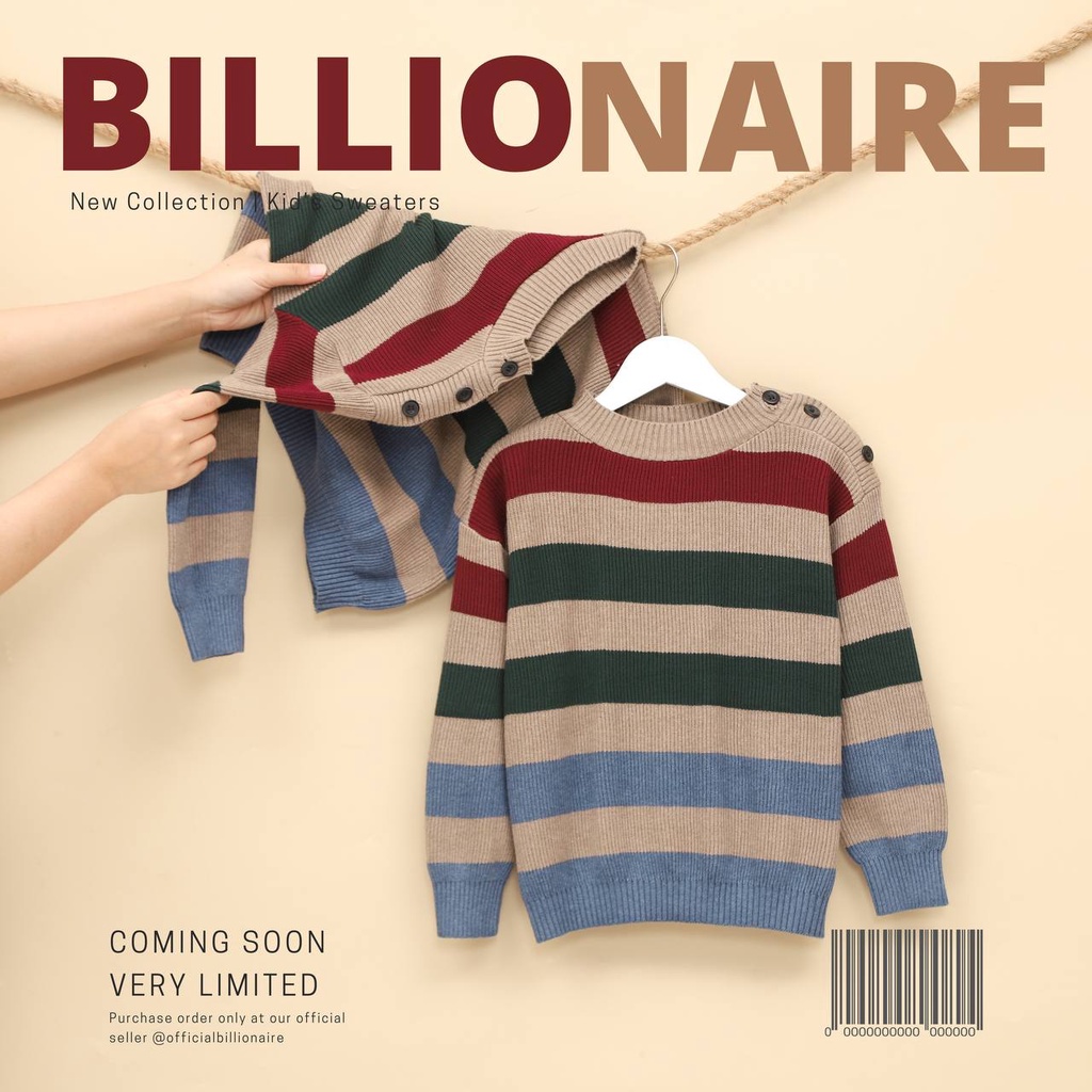 Kids Sweater Billionaire