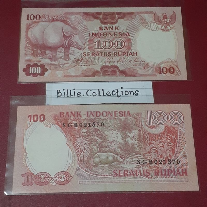 UKI 100 RUPIAH BADAK 1977