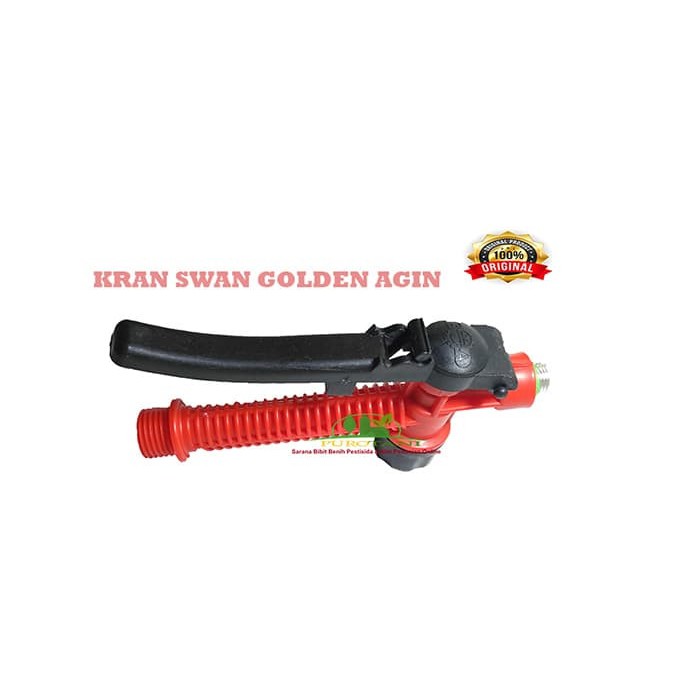 Stop Kran Pencet Swan Manual Golden Agin Orisinil