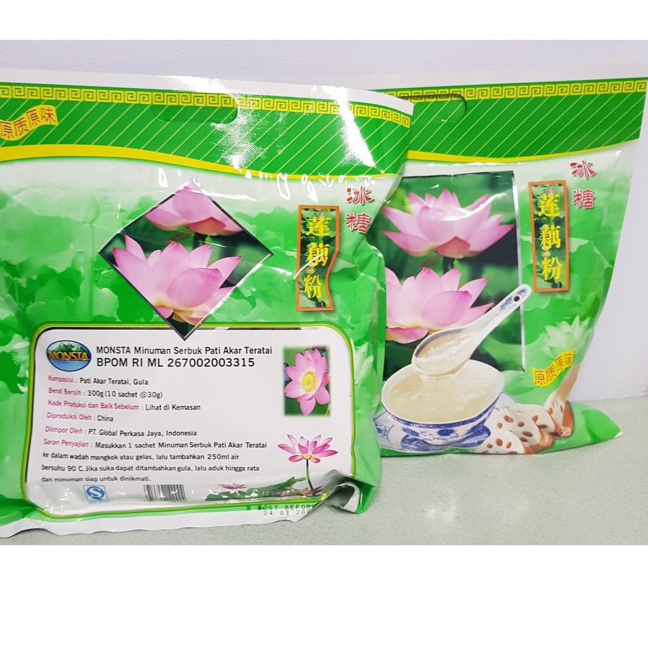 

Terlaris ROOT / MINUMAN SERBUK PATI AKAR TERATAI MOA 10SACHET powder LIANHUA FEN LIAN HUA FEN DLC