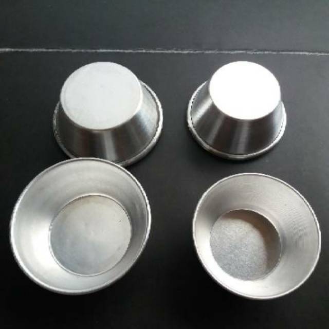 12Pcs Cetakan Mufin Pendek Cetakan Kue Bolu Kukus Panggang Pendek Polos