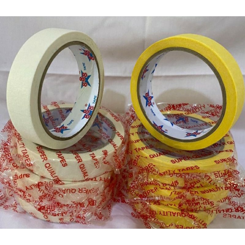 

Lakban kertas 888 tape 24mm-20yard-150mic