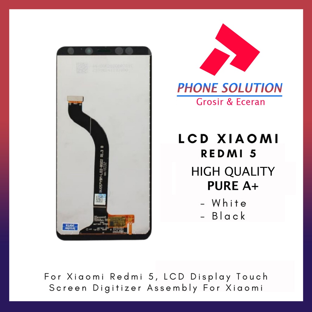 LCD Xiaomi Redmi 5 Fullset Touchscreen // Supplier LCD Xiaomi Redmi - Garansi 1 Bulan