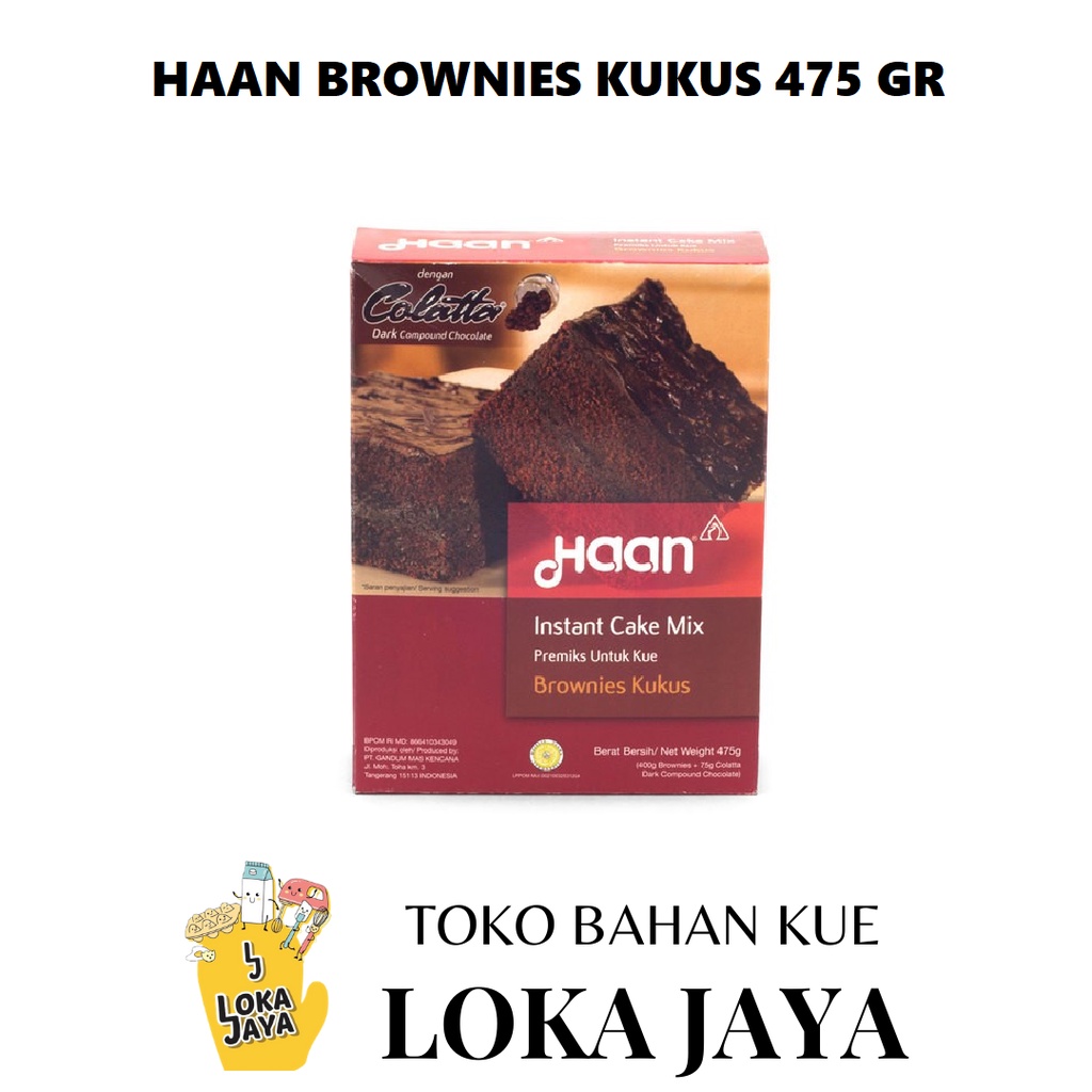 

HAAN TEPUNG BROWNIES KUKUS INSTANT 475 GR