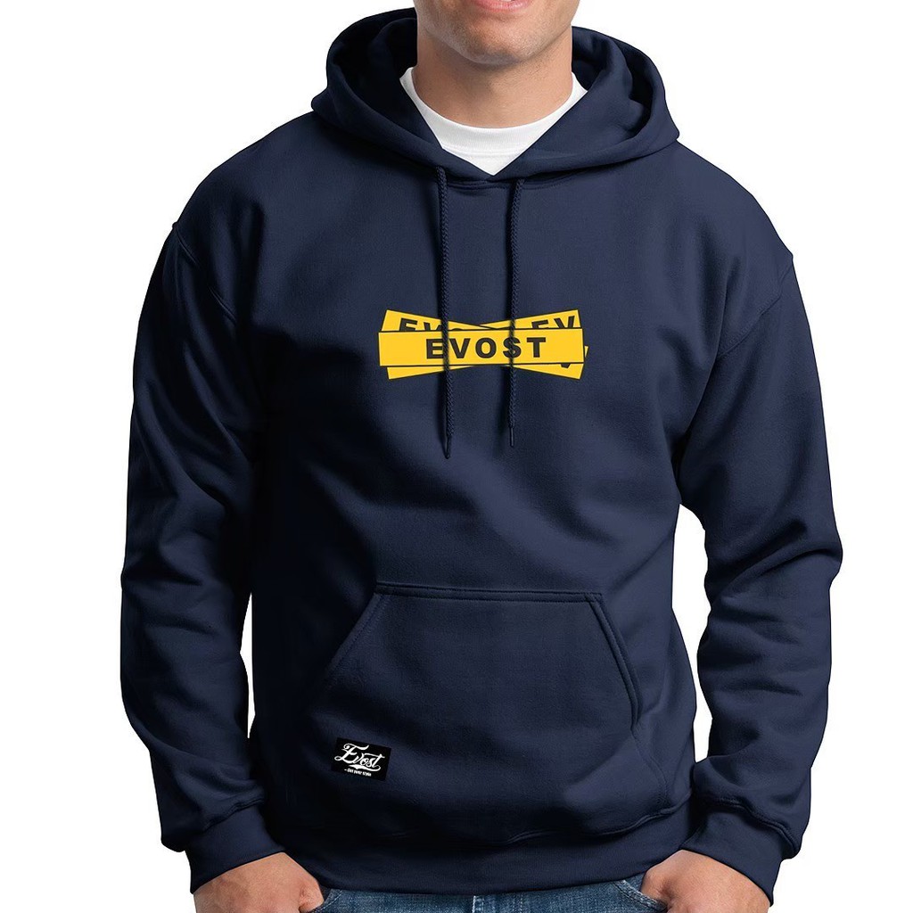 [ BISA COD ] SWEATER HOODIE POLOS JUMPER PRIA DAN WANITA / SWEATER HOODIE OBLONG ORIGINAL EVOST