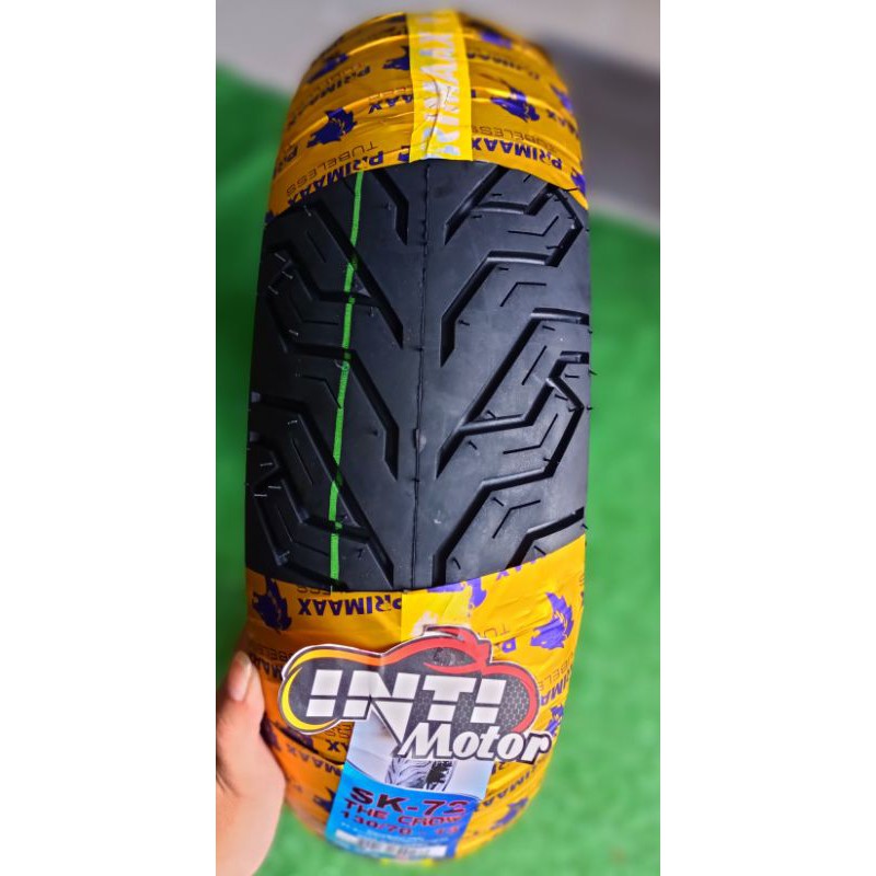 Ban BELAKANG NMAX 130 70 ring 13 TUBLES MERK PRIMAAX sk72 BL PRIMAX 13070 ring13 SK 72 TUBELES N Max