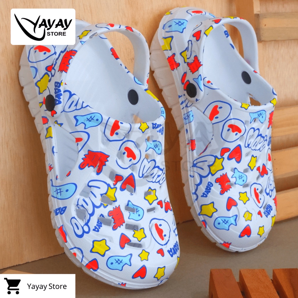 Sandal Kodok Printing lucu motif duck New Arrival