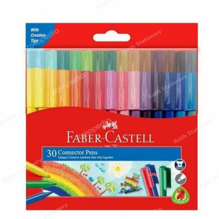 

Hot Sale Connector Pen Faber Castell 30 Warna / Spidol Warna Faber Castell 30 Diskon