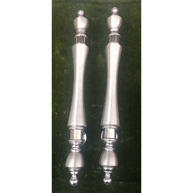 Handle pintu pegangan pintu gagang pintu kupu tarung piala chrome stainless 47 cm murah bagus