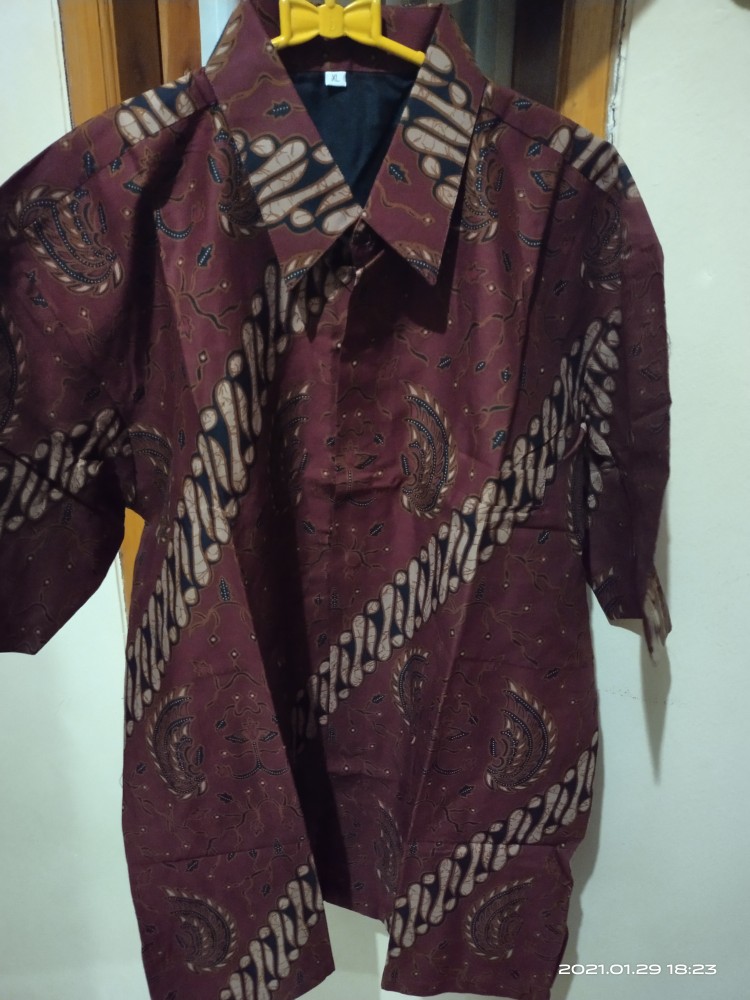 Adiwijaya Kemeja Batik Pria Lengan Pendek By Batik Kanaya