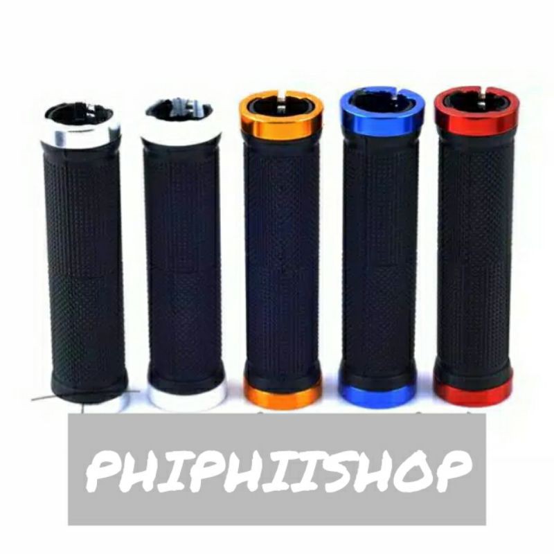 Hand grip hanfat hamfat mtb sepeda motor mtb cross bmx handgrip lock