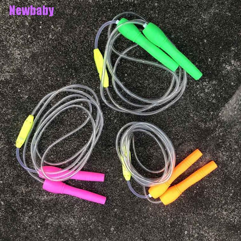 (Newbaby) Tali Skipping Anak Dengan Lampu Led Untuk Latihan Lompat / Fitness