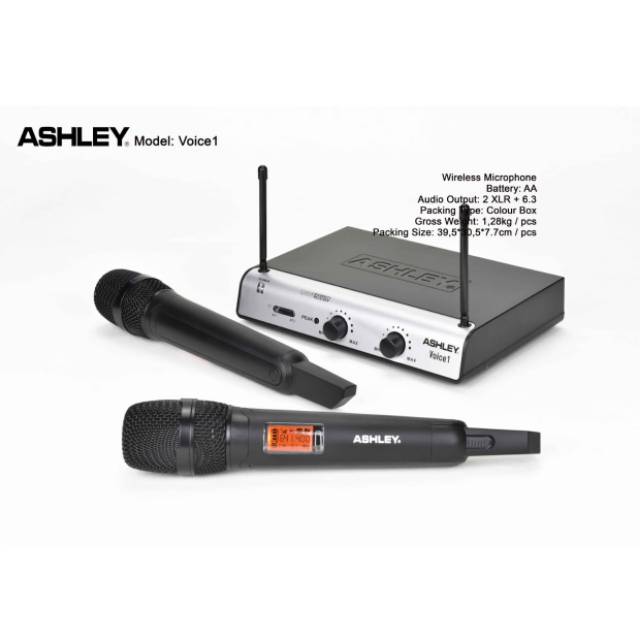 Mic wireless UHF ASHLEY Voice 1