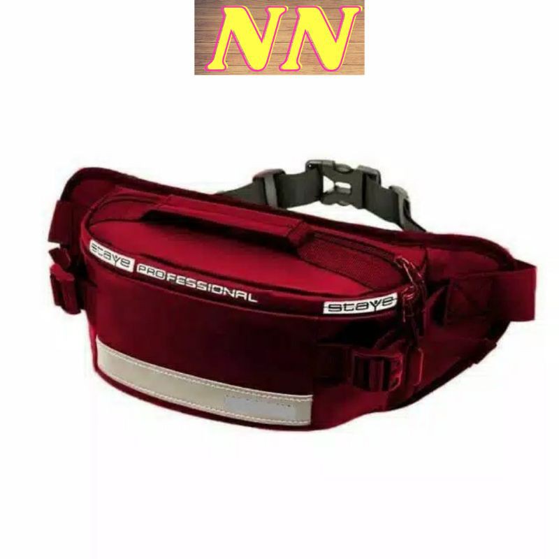 Tas WAISTBAG  Pria Wanita Resleting Anti Air - Tas Selempang Cowo Cewe - WAISTBAG AS - TAS Murah