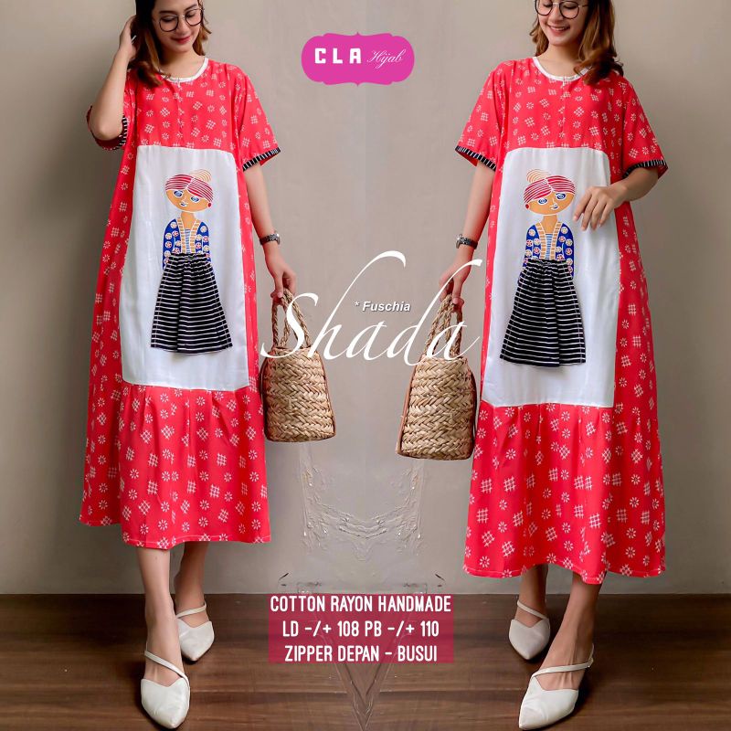 Shada Homedress Daster by Cla Hijab Baju Wanita murah