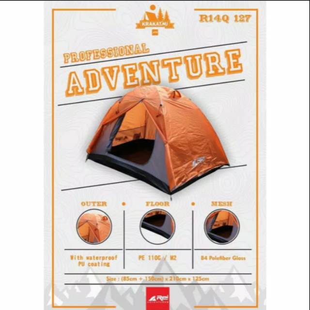 Tenda Camping Rei Krakatau A Kapasitas 2 Orang