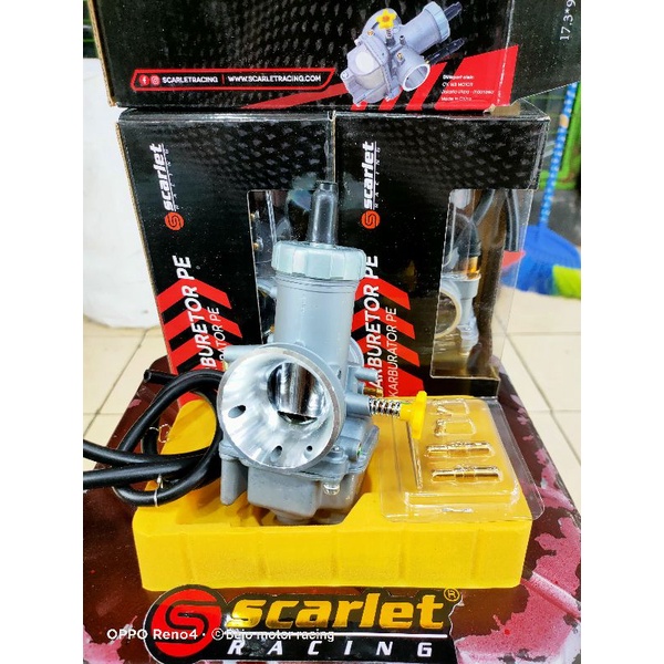 KARBU PE 28 SCARLET RACING FREE PILOT JET MAIN JET JARUM SKEP TAMBAHAN