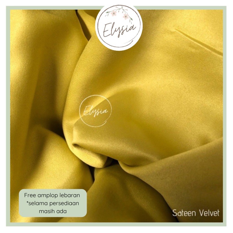 Kain SATIN SATEN SATEEN VELVET