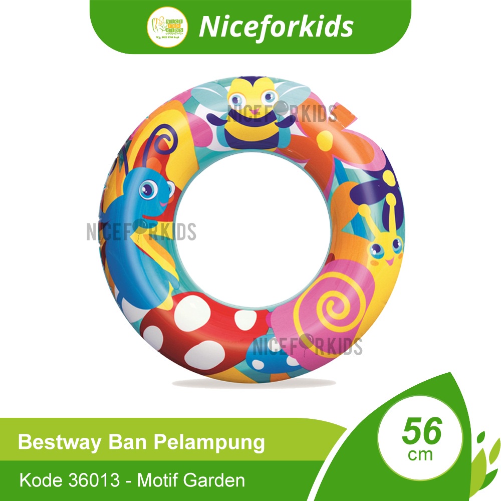 Bestway 36013 Ban Pelampung Renang Anak Ukuran 56cm Usia 3-6 th / Ban Renang Bulat