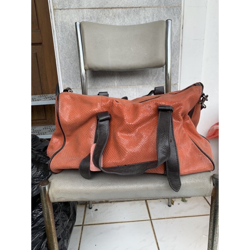 tas marni / tas wanita orange preloved