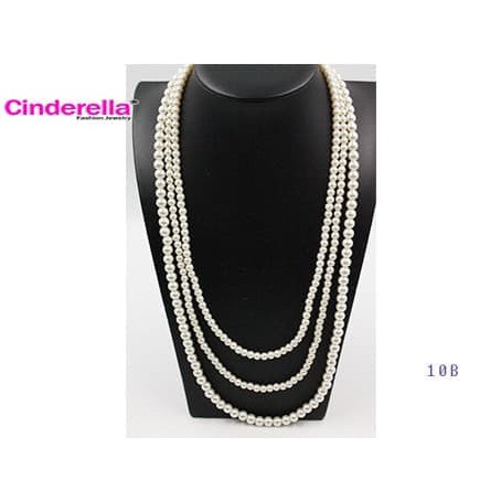 JUAL KALUNG MUTIARA KOREA 3 LILIT PANJANG AKSESORIS WANITA IMPORT