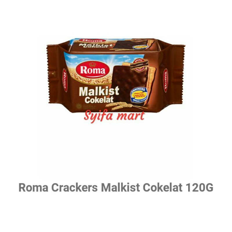 

Roma crackers malkist cokelat 120G