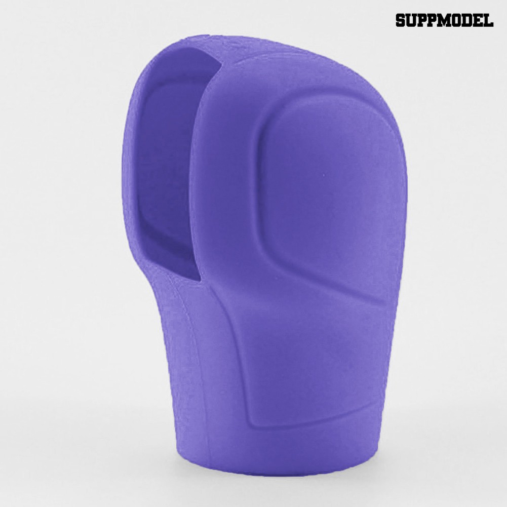 Suppmodel 1pc Cover Knob Persnelingrem Tangan Bahan Silikon Untuk Mobil