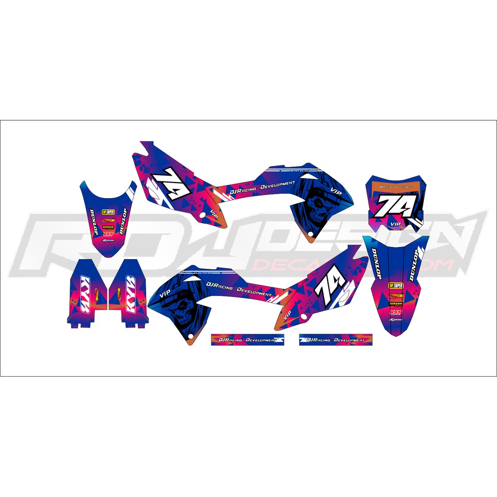DECAL STICKER KLX 150 BF (008) DEKAL STIKER KLX G/SE/EXTREME/NEW 2016 2017 2018 2019 2020 2021 2022 
