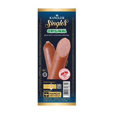 

ISI 3PC sosis kanzler singles original siap makan