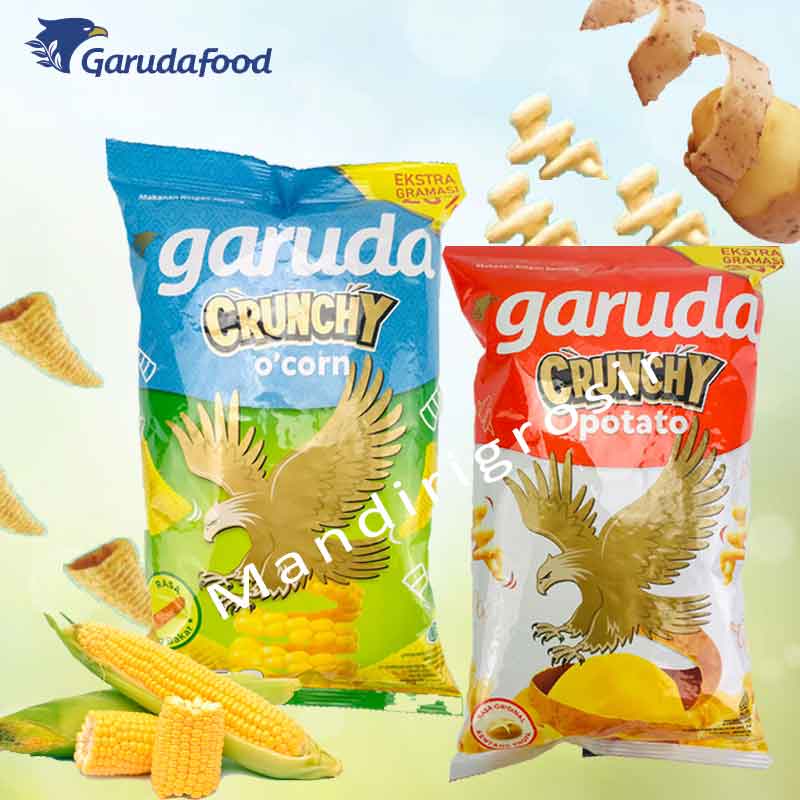 Crunchy O'corn * Crunchy Potato * Garuda * Snack Kentang &amp; Jagung