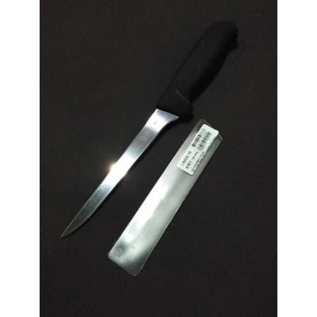 Pisau Pelepas Daging Lurus 15 Cm Victorinox Boning Straight 5.6403.15 Non Flexible Black Handle