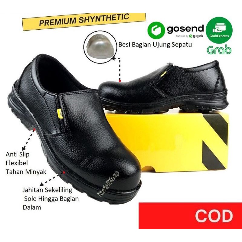 SEPATU PRIA SEMI BOOTS SEPATU PRIA TANPA TALI