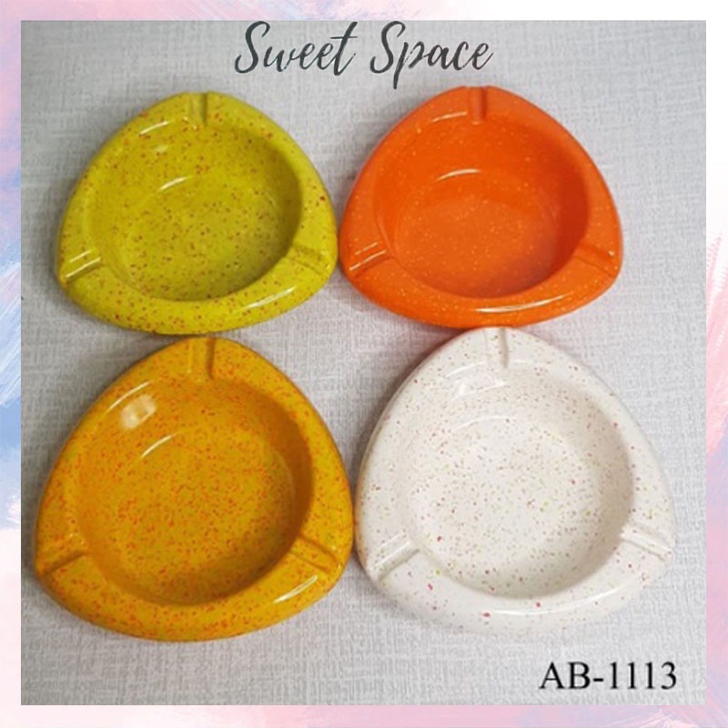 ASBAK MELAMIN SEGITIGA MURAH GROSIR AB-1113 [SWEETSPACE]