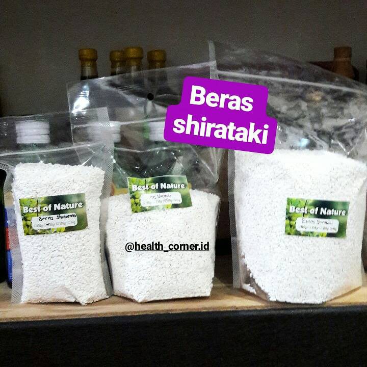 Beras Shirataki Konyaku 1kg / Beras Rendah Kalori Bebas Lemak Bebas Gula / Beras Diet