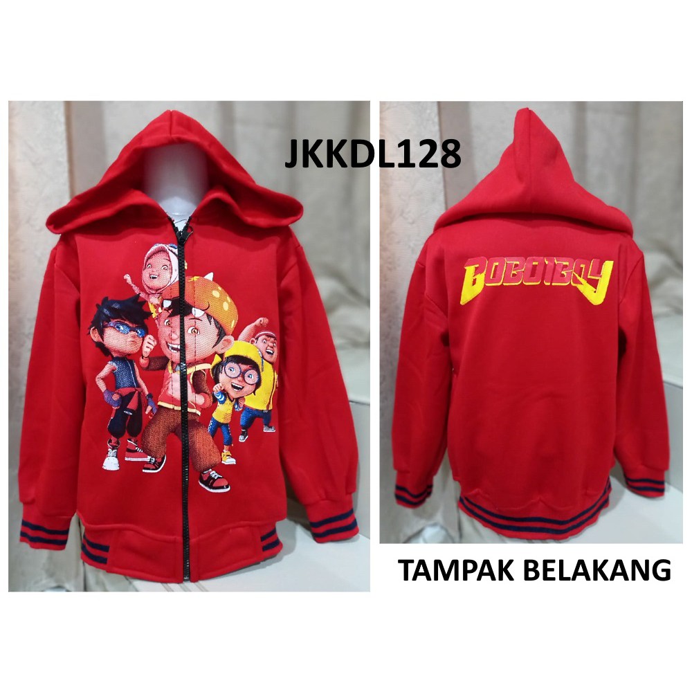 Jaket Anak Cowok Motif Boboiboy - Jaket Anak Laki Boboiboy - Jaket Anak Boboiboy