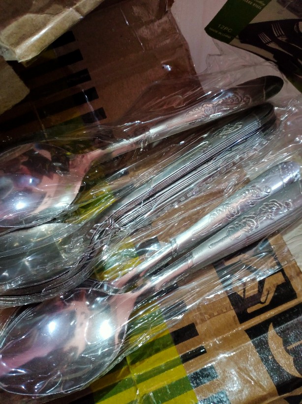 Sendok Makan Motif Mawar 1lsn Berat 20gr/pcs