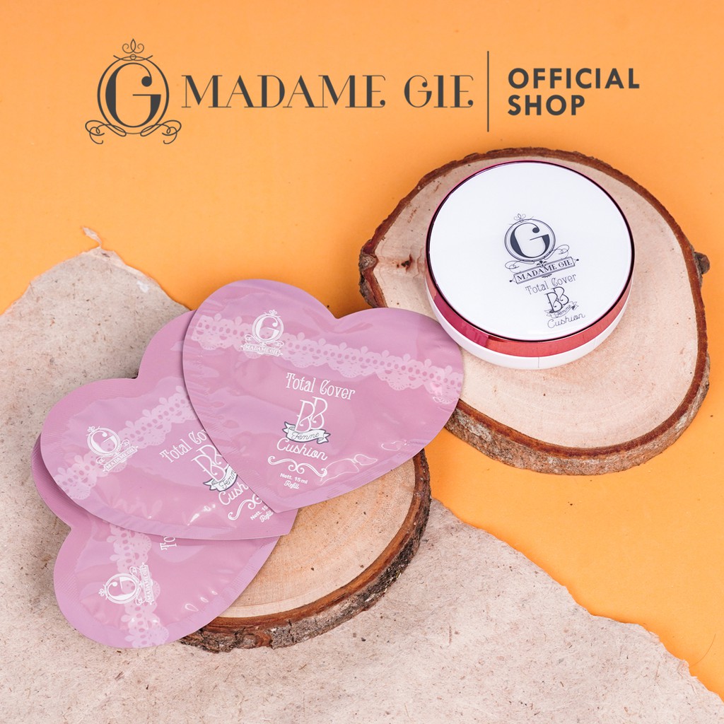 Madame Gie Total Cover BB Cushion - MakeUp Foundation Dewy