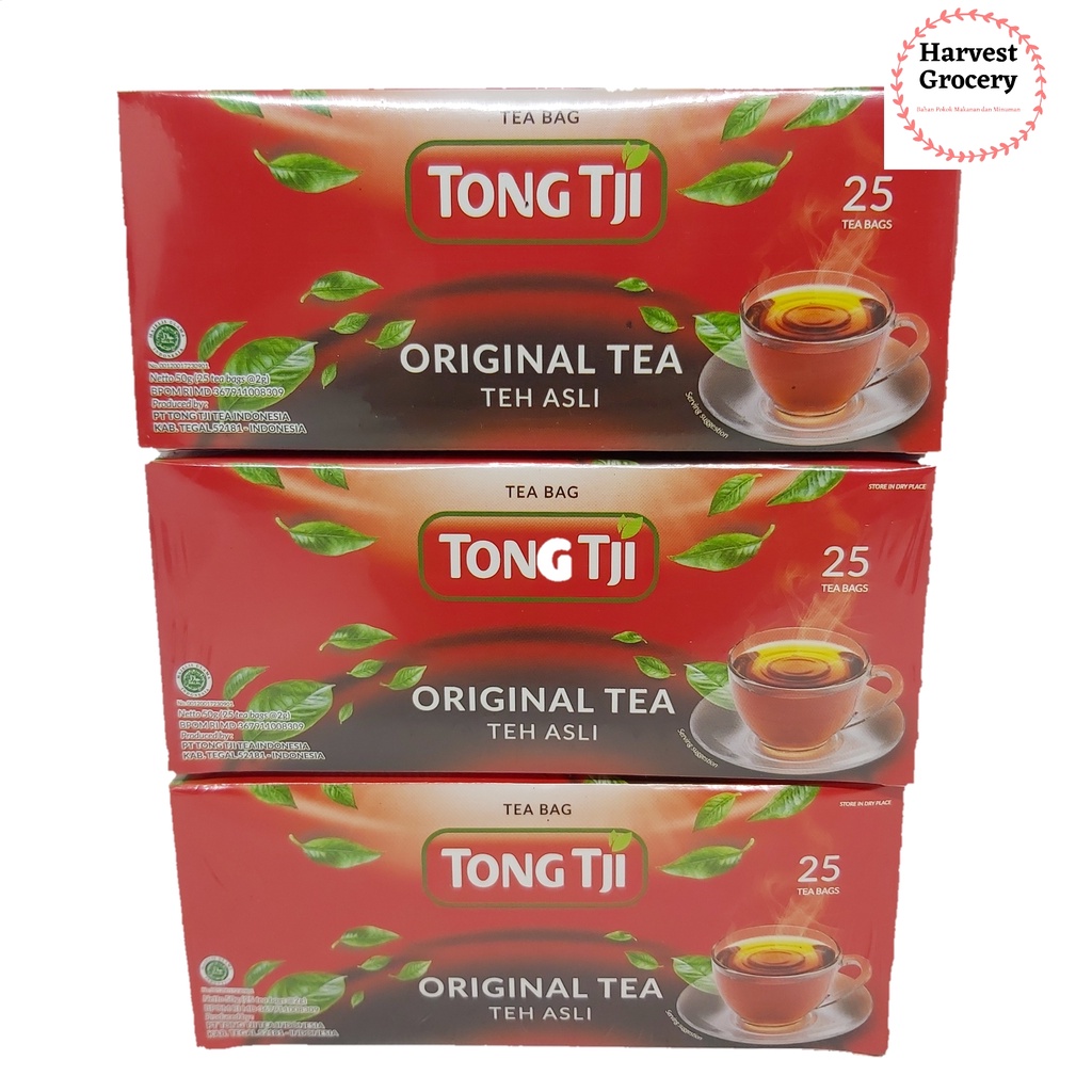 

Tong Tji Teh Asli Original Black Tea Foil 50 Gram X 5 Pcs
